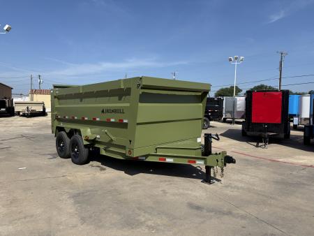 New 2026 Iron Bull DTB 7'x14'x4' Dump Trailer
