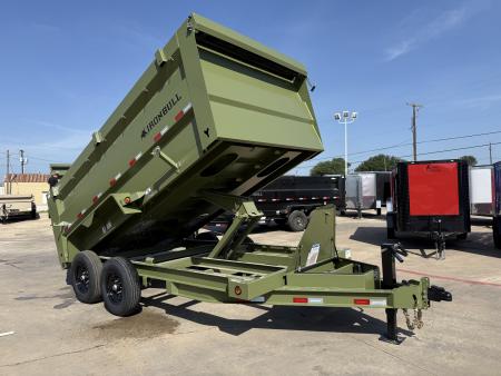 New 2026 Iron Bull DTB 7'x14'x4' Dump Trailer