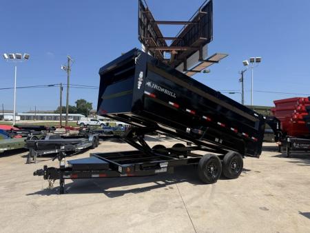 New 2026 Iron Bull DTB 7'x14'x4' Dump Trailer