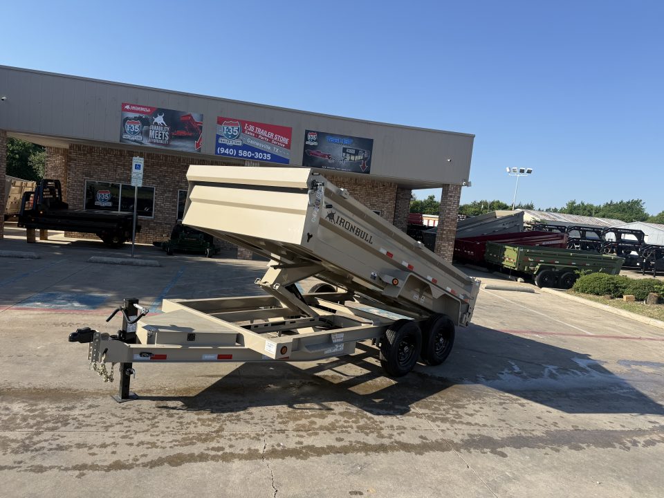 New 2026 Iron Bull DTB 7'x14'x2' Dump Trailer