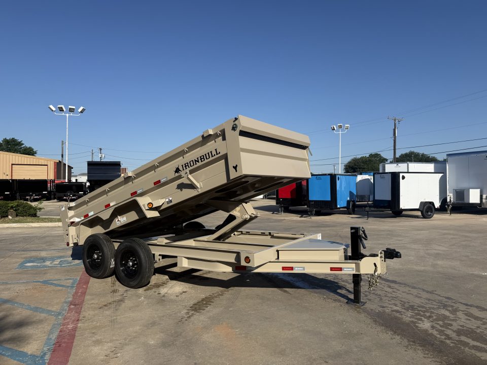 New 2026 Iron Bull DTB 7'x14'x2' Dump Trailer