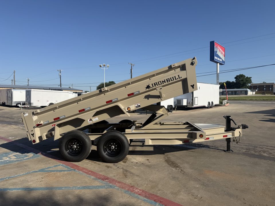 New 2026 Iron Bull DTB 7'x14'x2' Dump Trailer
