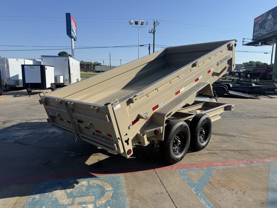 New 2026 Iron Bull DTB 7'x14'x2' Dump Trailer