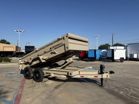 New 2026 Iron Bull DTB 7'x14'x2' Dump Trailer