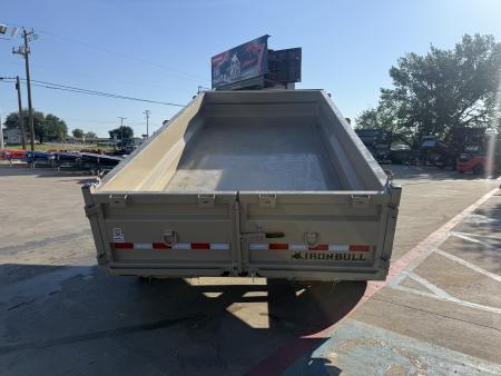New 2026 Iron Bull DTB 7'x14'x2' Dump Trailer