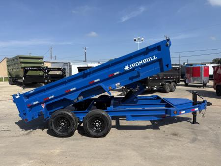 New 2026 Ironbull DTB 7'x14'x2' Dump Trailer