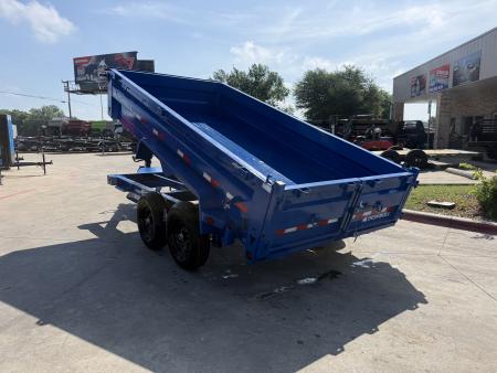 New 2026 Ironbull DTB 7'x14'x2' Dump Trailer
