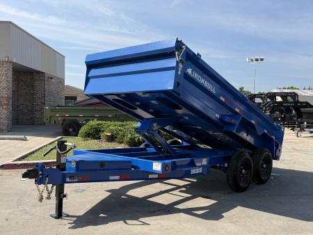 New 2026 Ironbull DTB 7'x14'x2' Dump Trailer