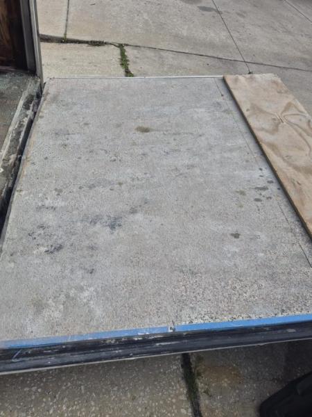 Used 2022 7x16 Black Enclosed Cargo Trailer | Tandem Axle