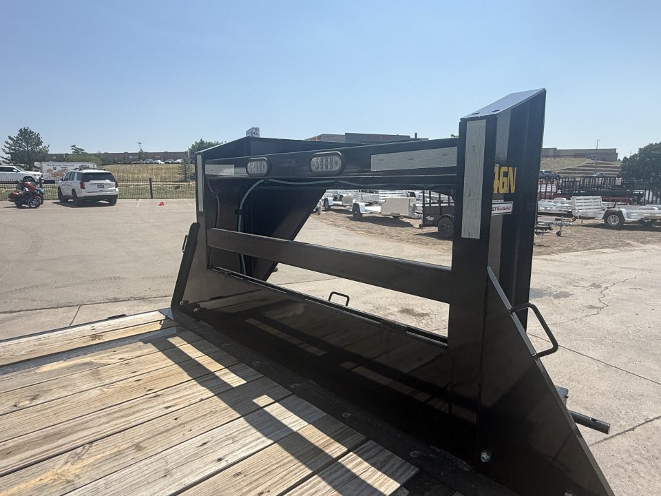 Used 2025 Big Tex Trailers 14GN-33D5A-MRBK Flatbed Trailer
