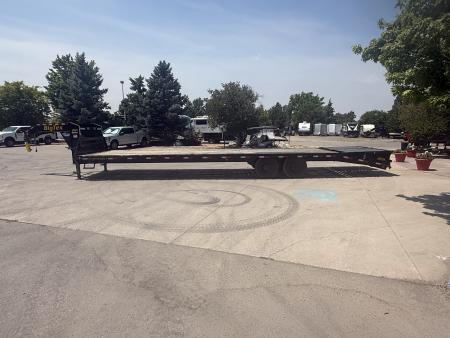 Used 2025 Big Tex Trailers 14GN-33D5A-MRBK Flatbed Trailer