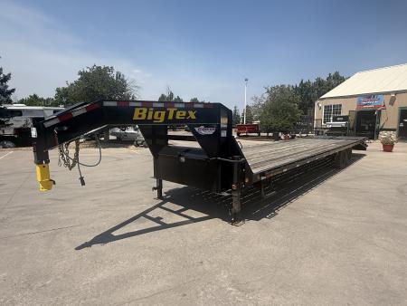 Used 2025 Big Tex Trailers 14GN-33D5A-MRBK Flatbed Trailer