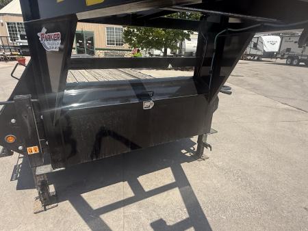 Used 2025 Big Tex Trailers 14GN-33D5A-MRBK Flatbed Trailer