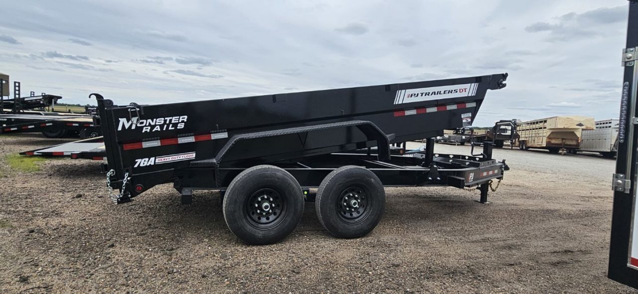 New 2026 PJ Trailers 83" x 14' Telescopic (DT1) Dump Trailer