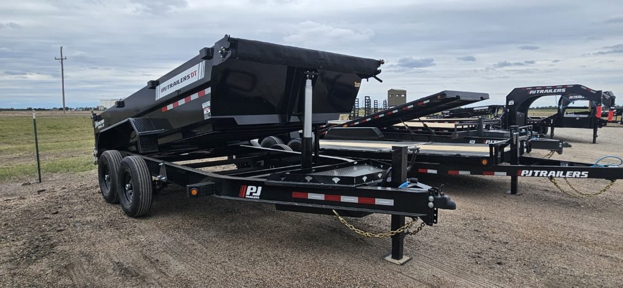 New 2026 PJ Trailers 83" x 14' Telescopic (DT1) Dump Trailer