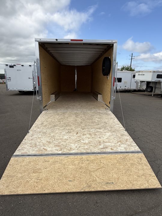 New 2026 ALCOM 8.5x20' EZ Hauler Enclosed XLT Pro Series, Charcoal, Side Door:Curbside Front, 3" Addt'l Box Height Car Hauler