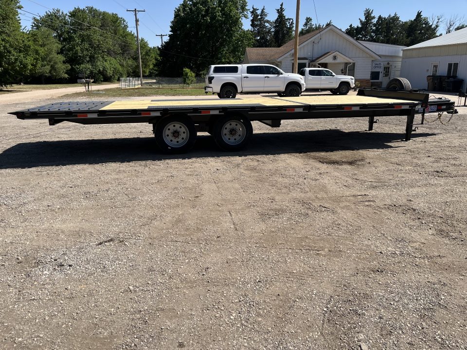 New 2026 Double A 102x24 (16+8) Tilt Trailer 20K