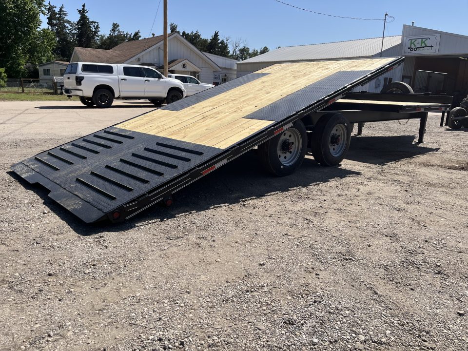 New 2026 Double A 102x24 (16+8) Tilt Trailer 20K