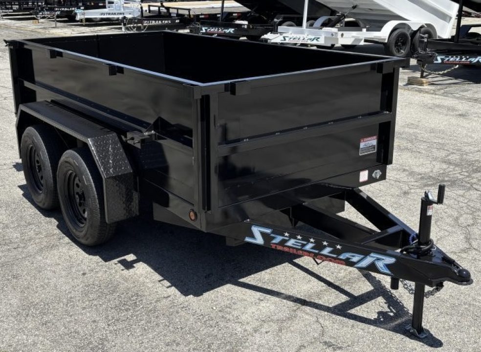 New 2027 Stellar Trailers 5x10x27 Dump Trailer