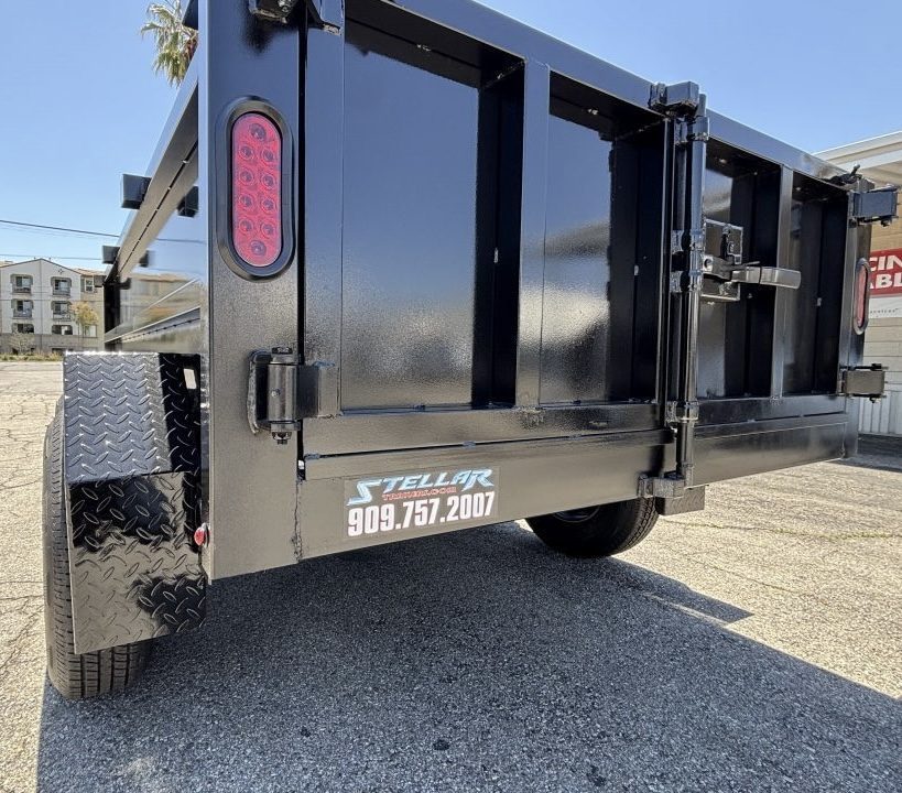 New 2027 Stellar Trailers 5x10x27 Dump Trailer