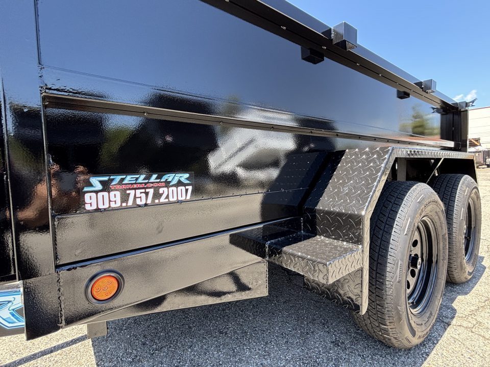 New 2027 Stellar Trailers 5x10x27 Dump Trailer