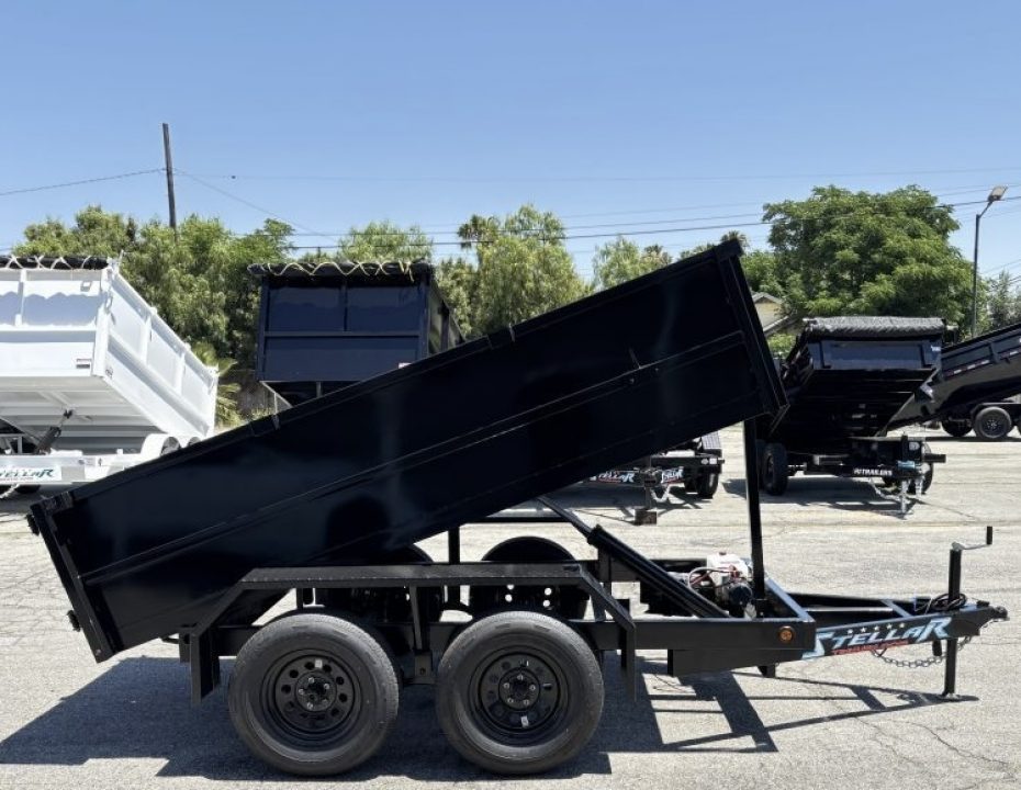 New 2027 Stellar Trailers 5x10x27 Dump Trailer