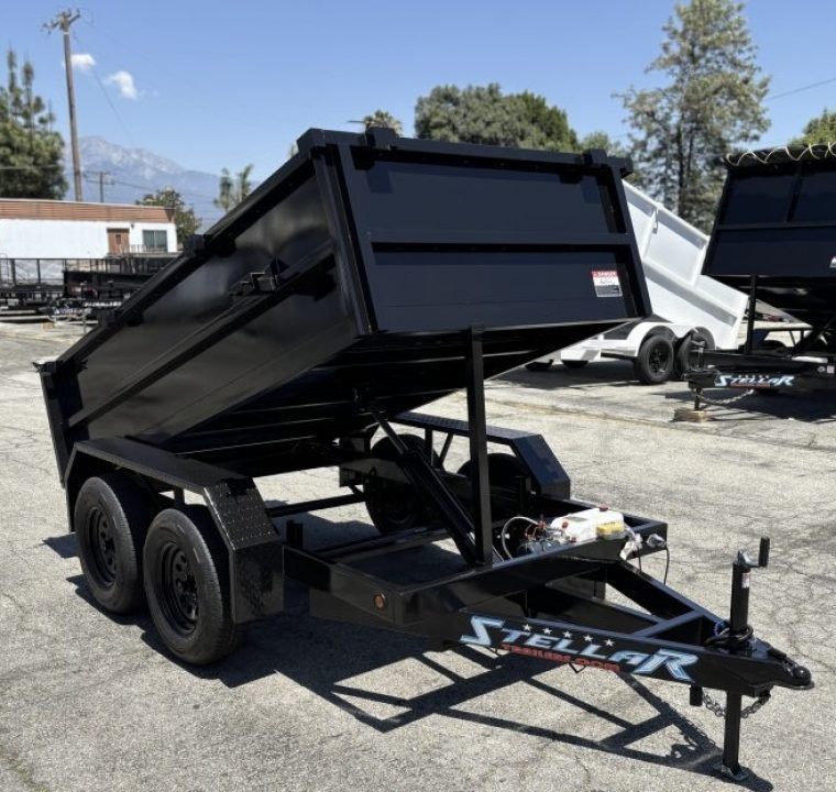 New 2027 Stellar Trailers 5x10x27 Dump Trailer