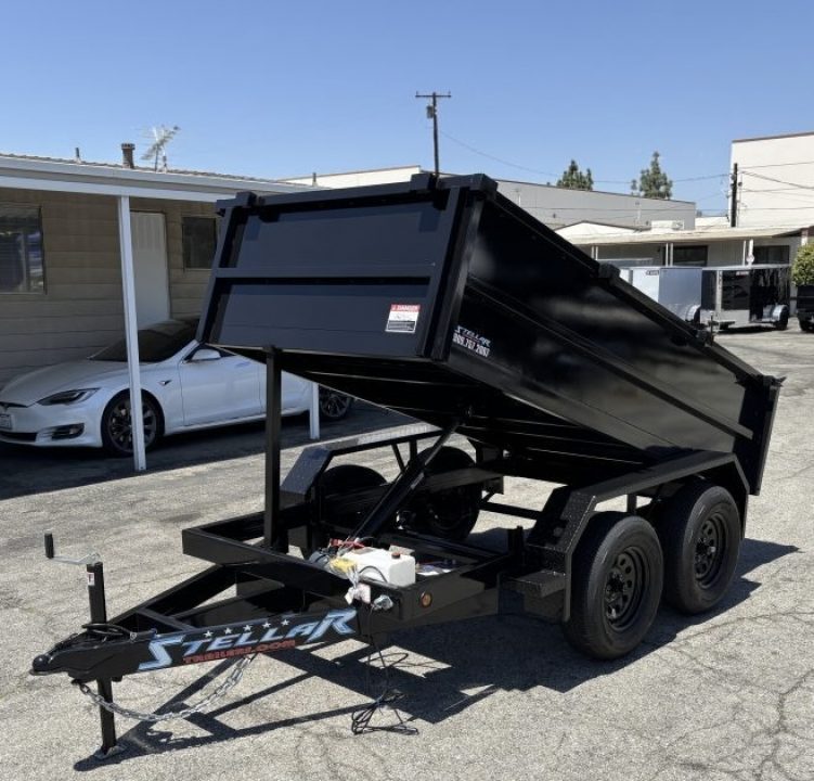New 2027 Stellar Trailers 5x10x27 Dump Trailer