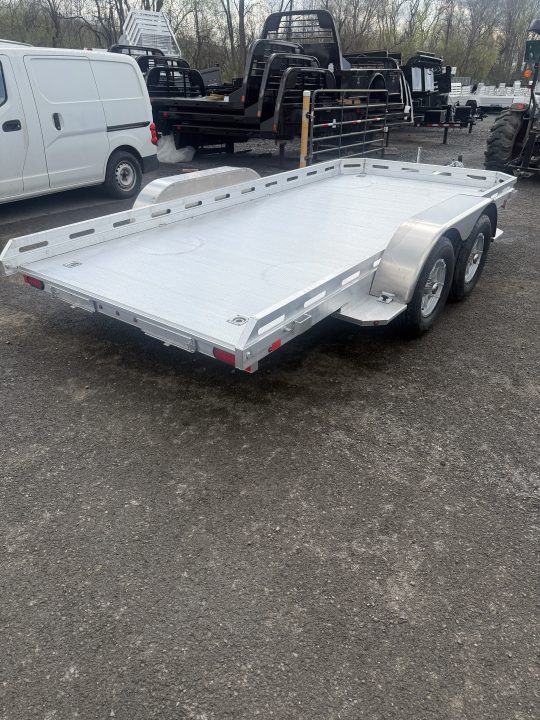 New 2027 Aluma 78"x14 Tandem Axle Utility Trailer w/ Pull Out Ramps