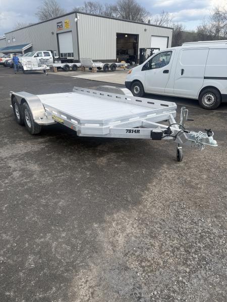 New 2027 Aluma 78 x14 Tandem Axle Utility Trailer w/ Pull Out Ramps