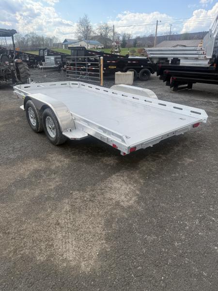 New 2027 Aluma 78"x14 Tandem Axle Utility Trailer w/ Pull Out Ramps