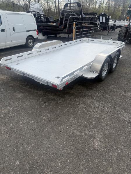 New 2027 Aluma 78"x14 Tandem Axle Utility Trailer w/ Pull Out Ramps