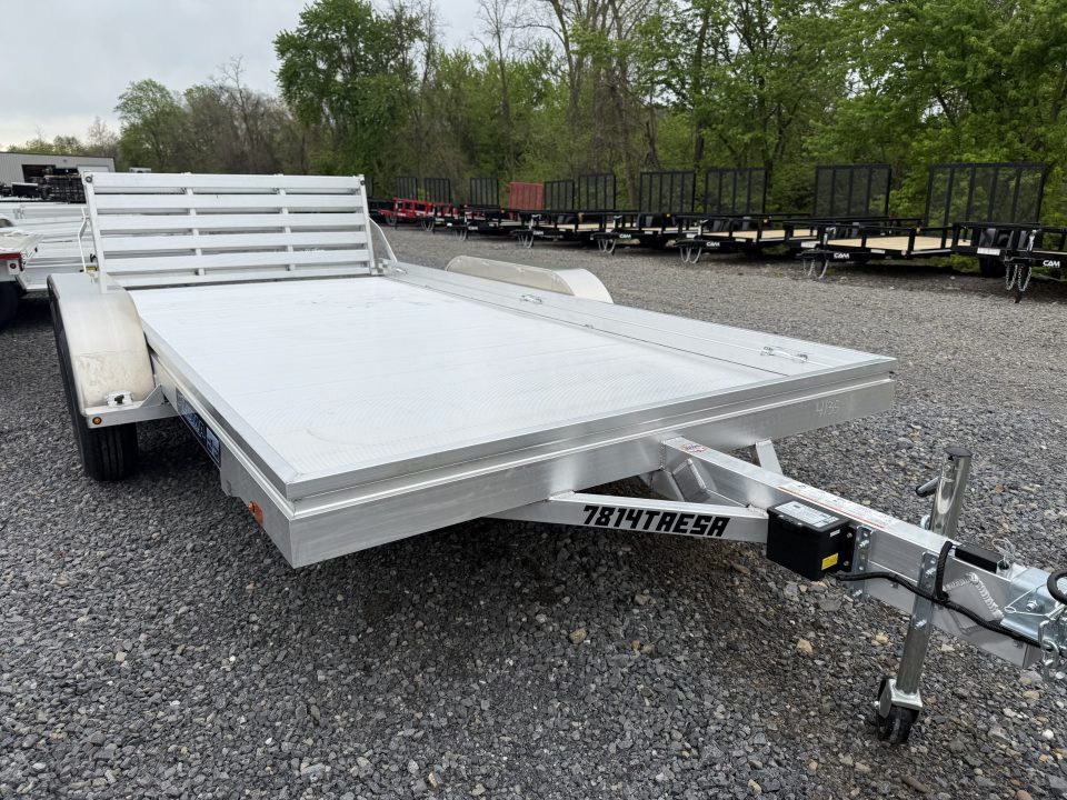 New 2027 Aluma 78x14 Tandem Edge Series Utility Trailer