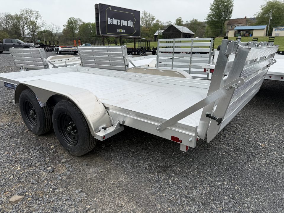 New 2027 Aluma 78x14 Tandem Edge Series Utility Trailer