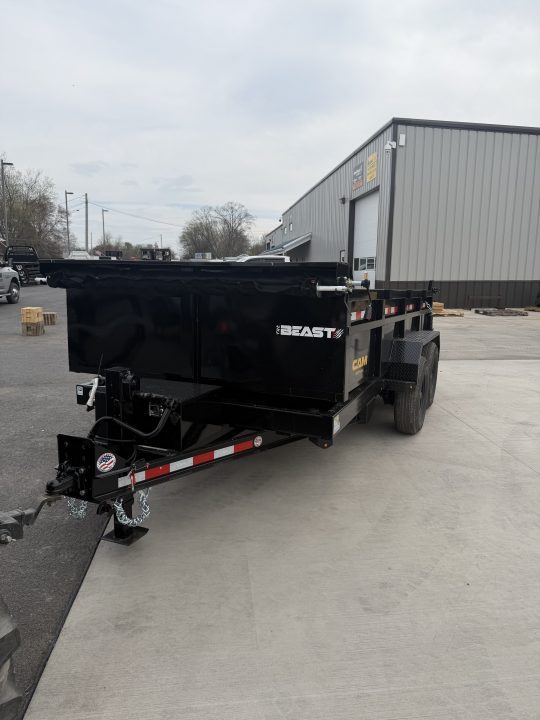 New 2026 CAM 7 X 14 BEAST ** DUAL TELESCOPIC ** 7 GA. FLOOR ** STAB. JACKS ** TARP Dump Trailer
