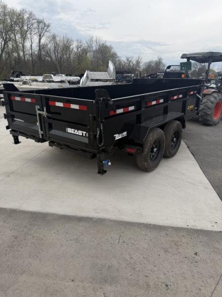 New 2026 CAM 7 X 14 BEAST ** DUAL TELESCOPIC ** 7 GA. FLOOR ** STAB. JACKS ** TARP Dump Trailer