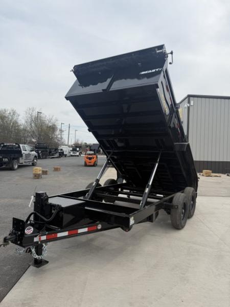 New 2026 CAM 7 X 14 BEAST ** DUAL TELESCOPIC ** 7 GA. FLOOR ** STAB. JACKS ** TARP Dump Trailer