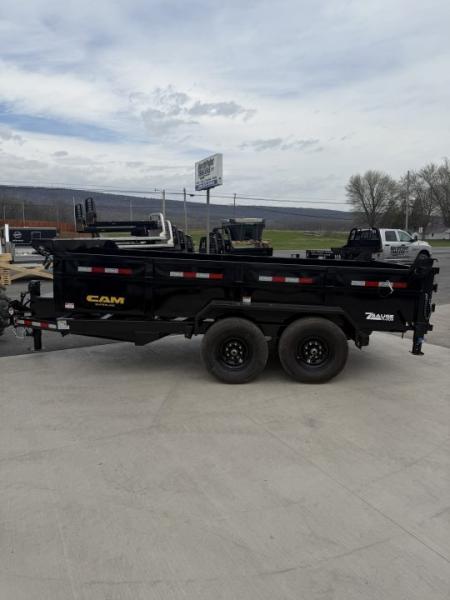 New 2026 CAM 7 X 14 BEAST ** DUAL TELESCOPIC ** 7 GA. FLOOR ** STAB. JACKS ** TARP Dump Trailer