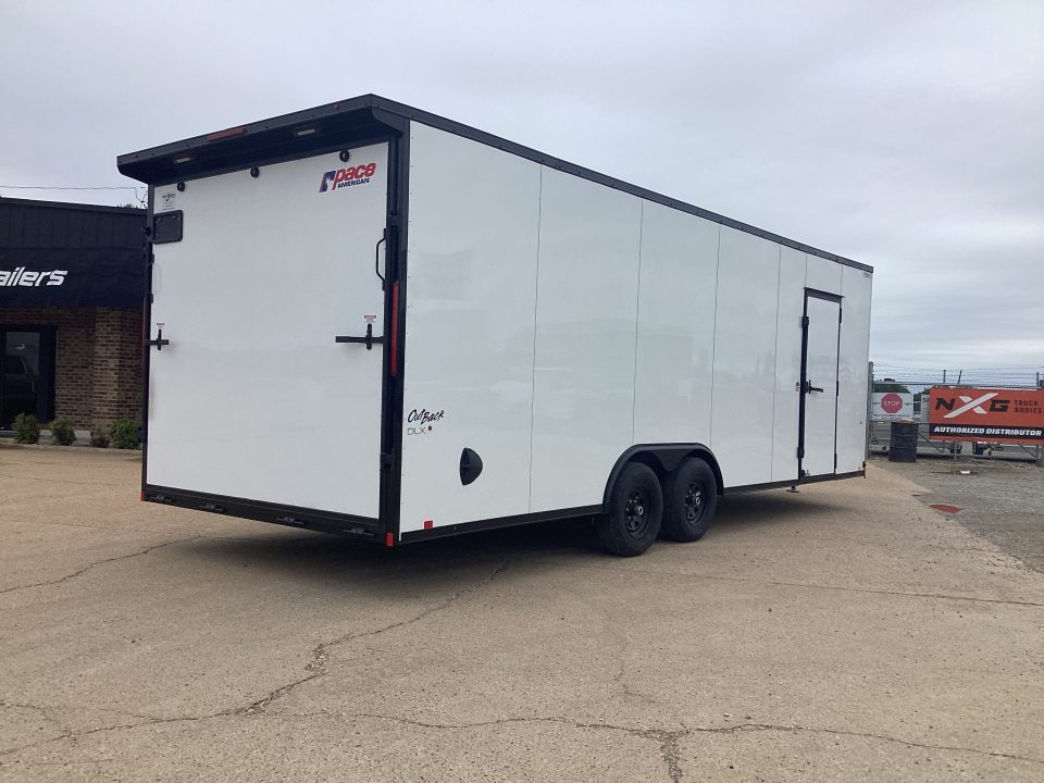New 2026 Pace American Outback DLX 8.5x24 (10K) Enclosed Cargo Trailer