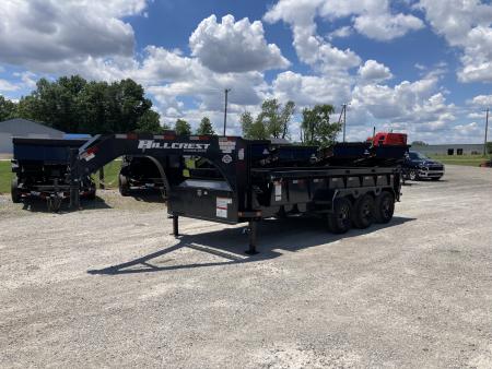 New 2026 Hillcrest 16' Gooseneck Dump Trailer