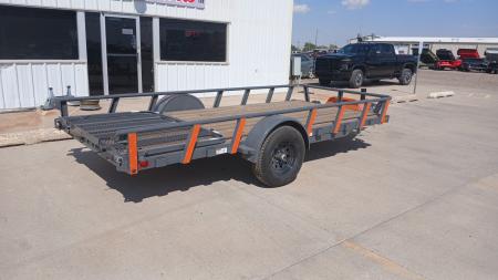 New 2026 RawMaxx UTX14'X77" 5200 LB Brake Axle Utility Trailer