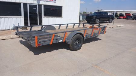 New 2026 RawMaxx UTX14'X77" 5200 LB Brake Axle Utility Trailer