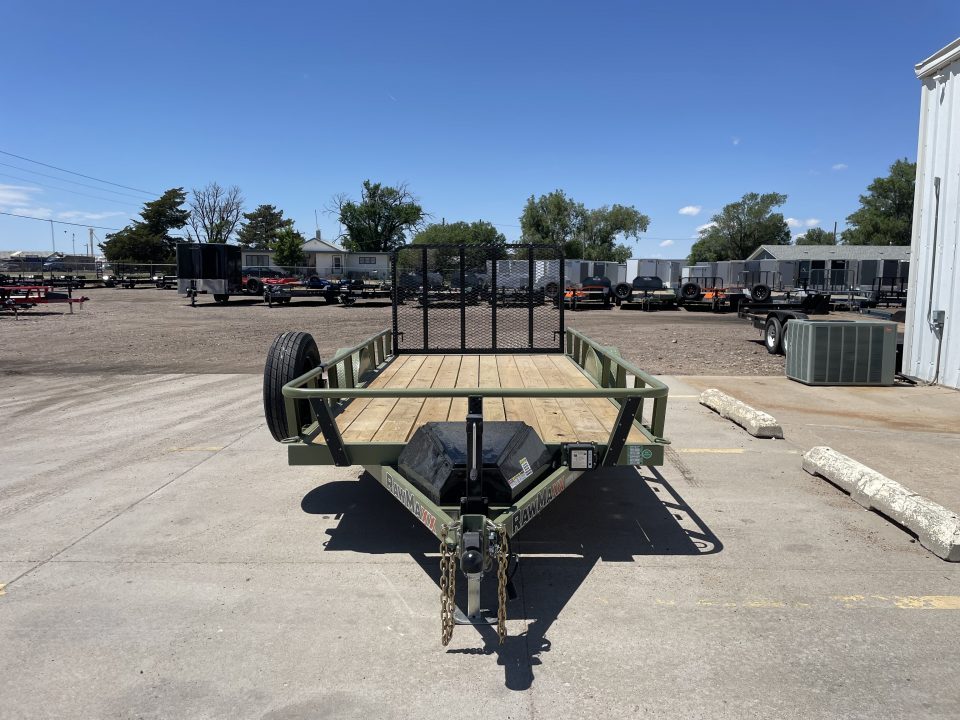 New 2026 RawMaxx UTX14'X77" 5200 LB Brake Axle Utility Trailer