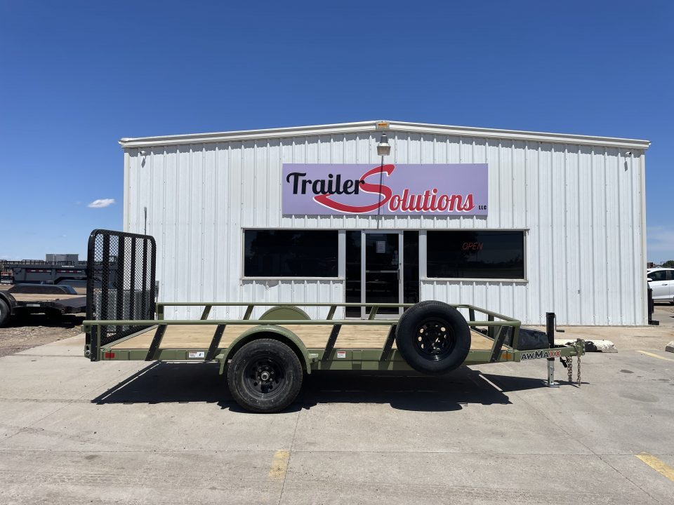 New 2026 RawMaxx UTX14'X77" 5200 LB Brake Axle Utility Trailer
