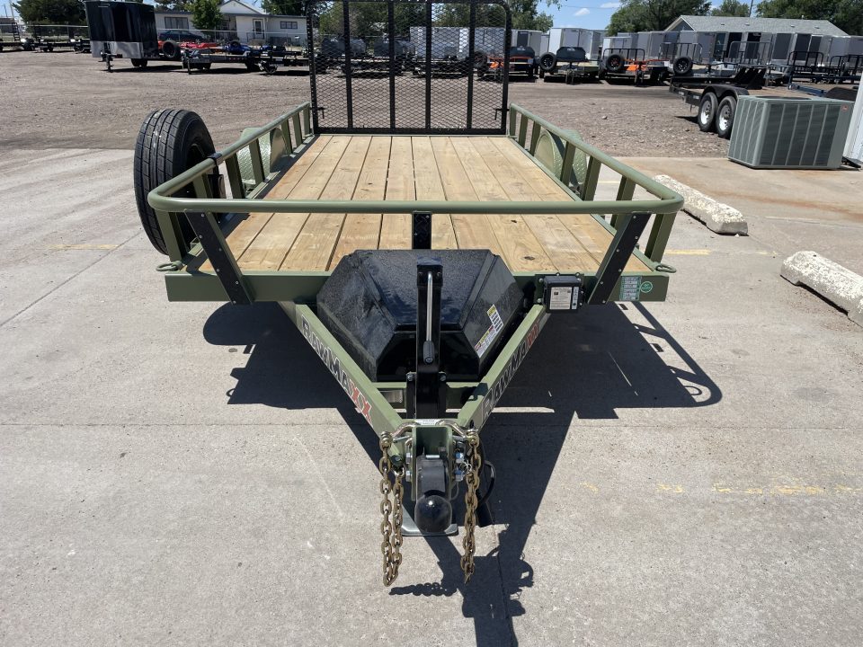 New 2026 RawMaxx UTX14'X77" 5200 LB Brake Axle Utility Trailer