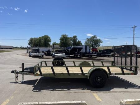 New 2026 RawMaxx UTX14'X77" 5200 LB Brake Axle Utility Trailer