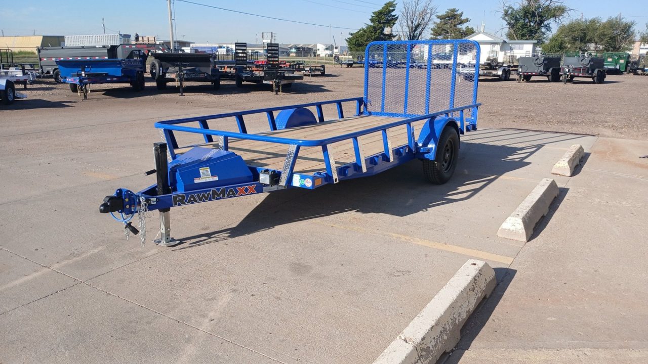 New 2026 RawMaxx UTX14'X77" with 5200LB brake Axle Utility Trailer