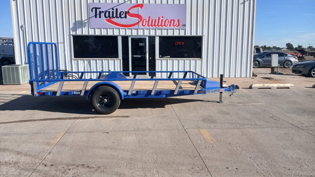 New 2026 RawMaxx UTX14'X77" with 5200LB brake Axle Utility Trailer