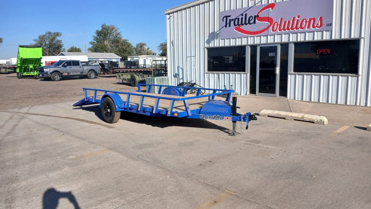 New 2026 RawMaxx UTX14'X77" with 5200LB brake Axle Utility Trailer