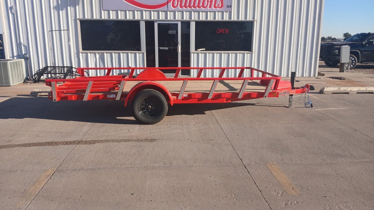 New 2026 RawMaxx UTX14'X77" Utility Trailer